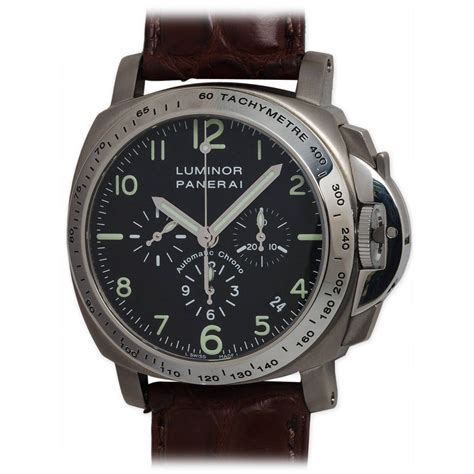 wrist panerai chrono|Panerai watches official site.